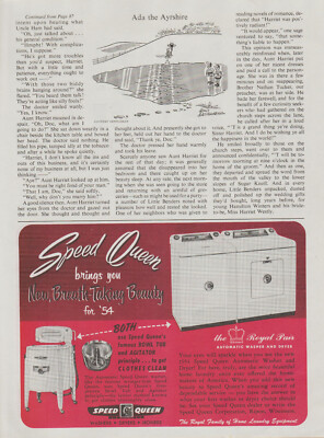 1954 Speed Queen Washer And Dryer - The Royal Pair - Antique