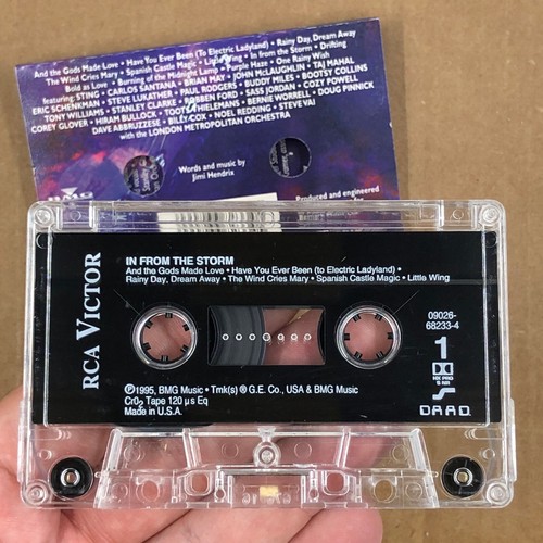JIMI HENDRIX TRIBUTE IN FROM THE STORM Cassette Tape DOUG PINNICK STING Rare - Picture 2 of 5