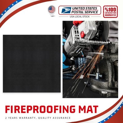 40''X40'' Fireproof Fireplace Mat Hearth Rug Wood Pellet Stove Hearth Pad Fire