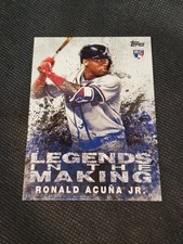 2018 Topps • LEGENDS IN THE MAKING #LITM-1 • ROOKIE CARD • RONALD ACUNA JR 