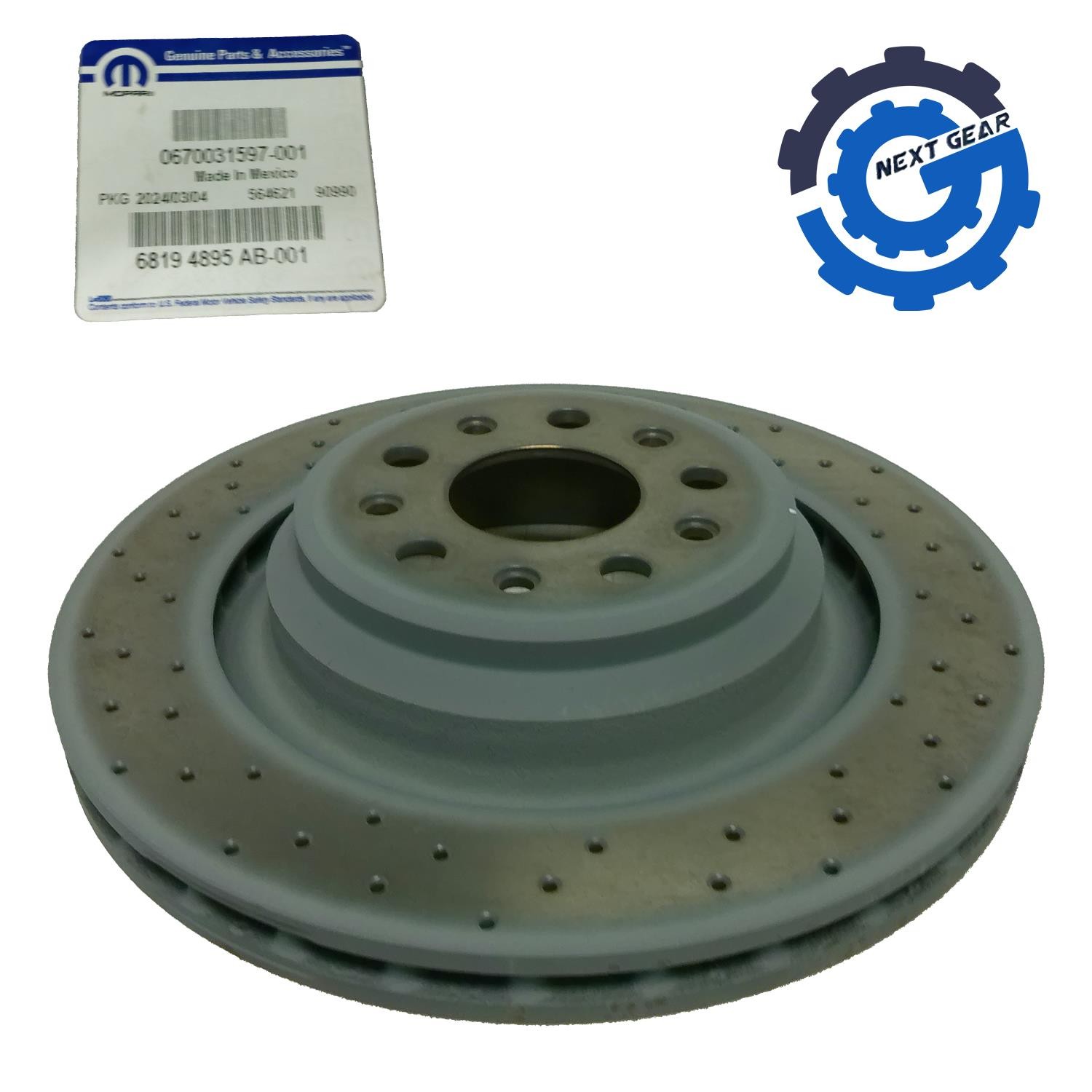 NEW GENUINE REAR BRAKE ROTORS 2013 2016 MASERATI GHIBLI QUATTROPORTE 670031597