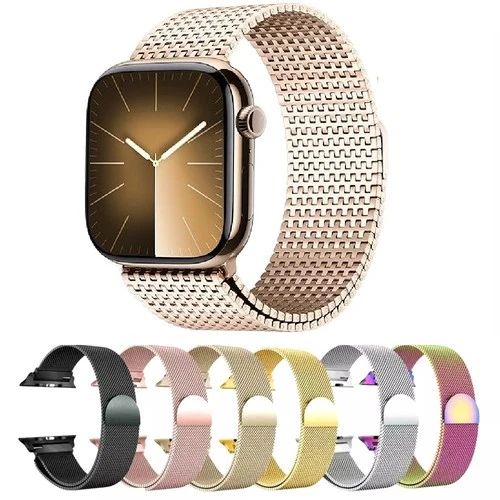 Apple Watch Strap Series 11 10 9 38/40/42/44/46/49mm Magnetic Milanese Loop Band