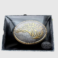 New  Crumrine Western Americana Horse Design Belt Buckle ""Distinctive Design""