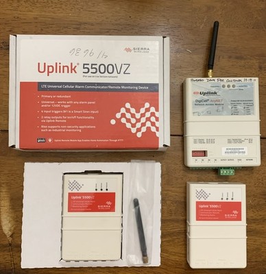 Lot of 3 Uplink 5500VZ LTE Universal Cellular Alarm Communicators & Wi-Fi AnyNet