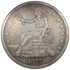1877 Trade Dollar VF/XF EXTRA FINE Condition Cleaned A3099