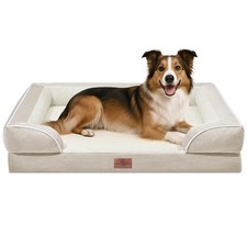 Comfort Expression Orthopedic Dog Bed, Large 38x25", Waterproof Egg Crate Foam