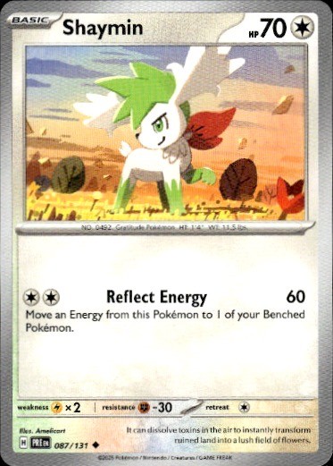 Shaymin Uncommon SV: Prismatic Evolutions 087/131 NM