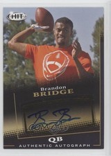 2015 Sage Hit Auto Black Brandon Bridge #A7 Auto 0v1