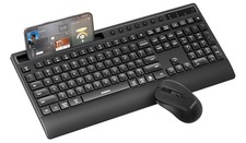 seenda Bluetooth Keyboard and Mouse Combo, Multi-Device Ergonomic Keyboard Mouse
