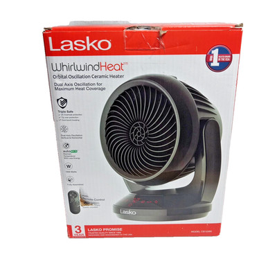 Lasko Whirlwind Heat Ceramic Space Heater w/ Remote NIOB