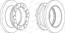 BERAL BCR236A Bremsscheibe für IVECO