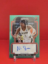 2022 Panini WNBA Nalyssa Smith #SG-NLS Signatures Green Prizm Auto Rookie RC