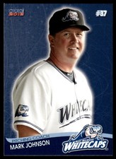 2012 Mark Johnson Choice Minor League Rookie Card West Michigan Whitecaps. rookie card picture