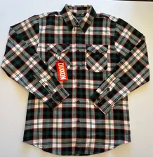Dixxon x Snap-On Mens M Black Red Green Plaid Flannel Shirt Limited Edition NWT