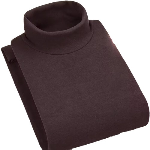 Stylish Mens Elasticity Turtleneck Pullover Long Sleeve Shirt for Layering - Picture 6 of 18