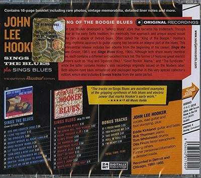Sings the Blues + Sings Blues by HOOKER,JOHN LEE [Audio CD]