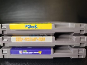Super Mario Bros. 3, Duck Hunt  - Game Lot - Nintendo NES - Carts Only - TESTED!