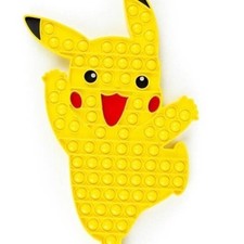Pikachu Pop It Fidget Toy Stress Relief Sensory Toy Pokemon Big Size Toy