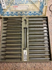 Deltronic 3mm 25 Piece Gage Pin Set  0.0025mm increments (0.0001")