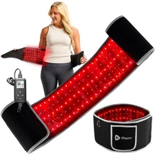 Lifepro Red Light Therapy Belt - 660nm & 850nm Near Infrared & Red Light Therapy