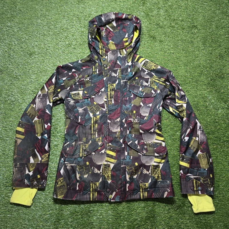 burton dryride geometric ski snowboard winter jacket