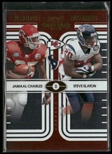 2008 Playoff Contenders #20 Jamaal Charles / Steve Slaton Round Numbers #/500