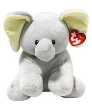 Baby Ty - Bubbles the Grey Elephant, Regular, MWMT Stuffed Animal Toy