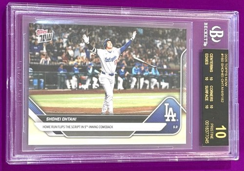 2025 TOPPS NOW #160 SHOHEI OHTANI /9182 BGS 10 BLACK LABEL 7045 PRISTINE✨️🔥⚾️🔥