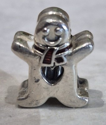Original Pandora Süßer Lebkuchenmann Weihnachten Charm ALE 925 792002DE07