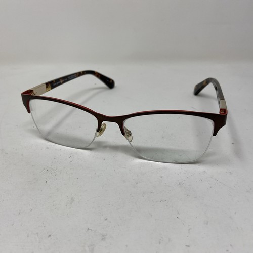 KATE SPADE NEW YORK GLORIANNE WR9 BROWN TORTOISE 53-16-135 FLEX HINGE 252I