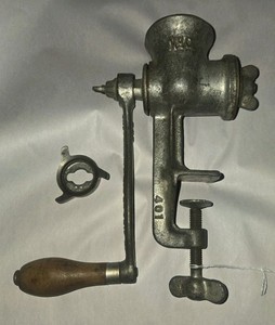 Vintage Griswold NO 0 Cast Iron Meat Grinder