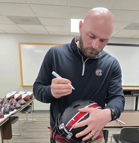 Connor Shaw podpisany Marcus Lattimore FS Footbal SC Carolina Gamecocks JSA CA34896 - Zdjęcie 7 z 7