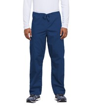 Scrubs Cherokee Workwear Men's Drawstring Pant 4100 GABW Galaxy Blue