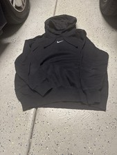 Y2K Nike black center swoosh hoodie