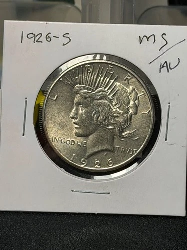 1926 S Peace Dollar RAW MS/AU
