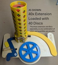 20 or 40 Disc Extension Tube and Discs for CrunchLabs Disc Launcher