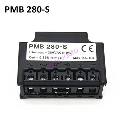 PMB 280-S full-wave rectifier module Uin-max=280VAC±10% Out=0.89 MAX 2A.DC