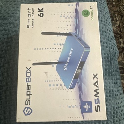 SuperBOX S5 Max Smart Media Player For Android 12  6K