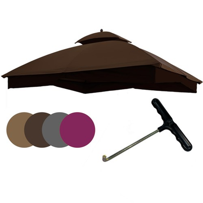 #ad #ad 10x12 Replacement Gazebo Canopy Top Cover for Lowes Allen Roth Tent #GF 12S004B $77.78