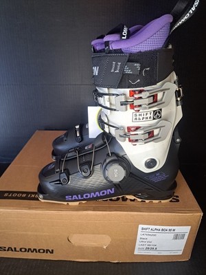 25.5 Salomon Shift Alpha Boa 95 Womens Narrow Hybrid Touring Boots 2025/2026