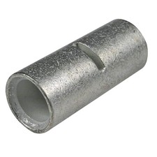 Brazed Non- Insulated Butt Connectors,Wire Range: #4 AWG (25-Pack)