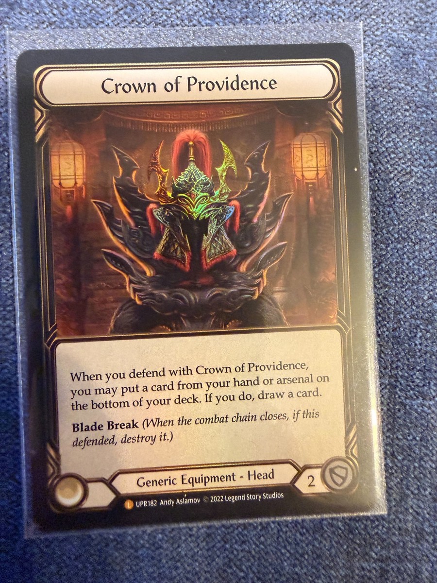 Flesh and Blood Crown of Providence UPR182 Rainbow Foil Mint | eBay
