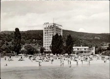 RPPC Golden Strand Varna Bulgaria vintage postcard n886