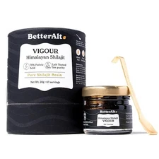 Better Alt Shilajit/Shilajeet Resin 20g, Pure Shilajit with 87 Trace Minerals