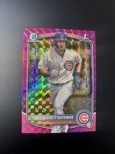 2025 Bowman Chrome - Prospects Brett Bateman Fuchsia Geometric /299 #BCP-226 RC