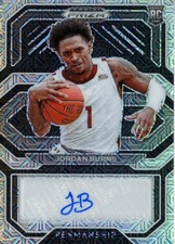 2021-22 Prizm Draft Picks College Jordan Burns  Penmanship Mojo /25