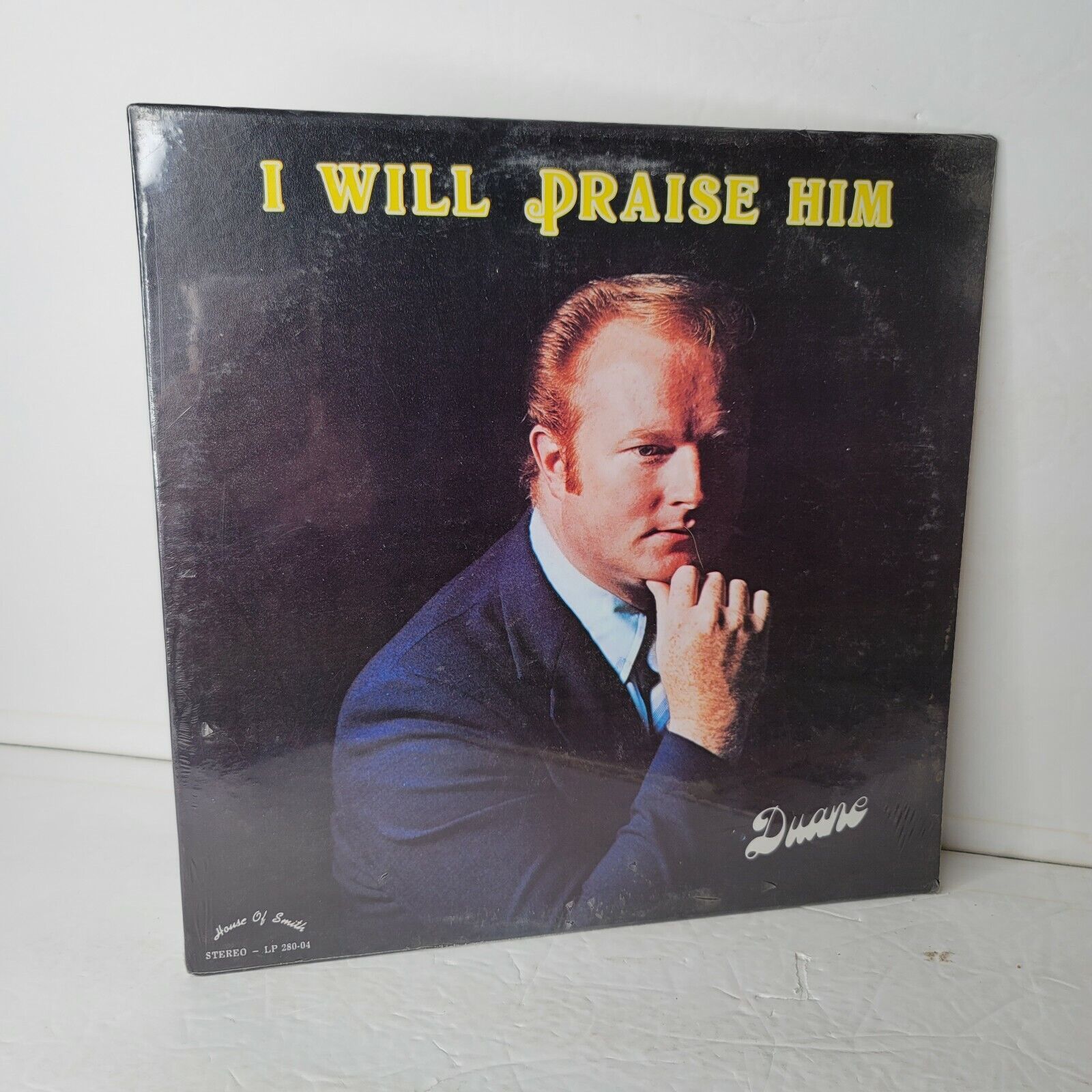 Duane Smith I Will Praise Him Sealed NOS Record Album 1981 Gospel Christian 