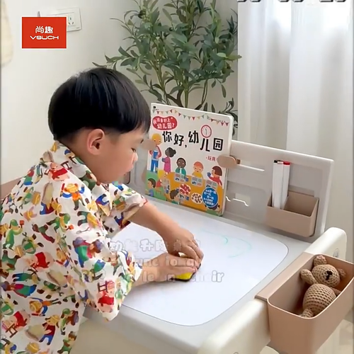 iZEL Kids Adjustable Desk and Chair Set - Ergonomic, Multi-Functional & Durable - Video 1 of 1