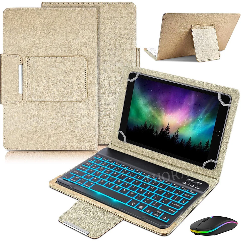 For Google Pixel Tablet 2023 11.0" Universal Case with Backlit Keyboard Mouse UK - Image 4 of 4
