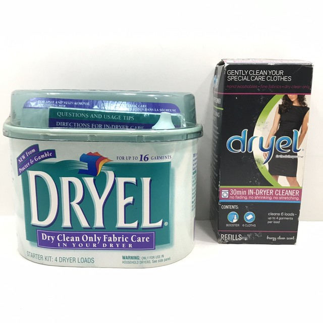 Dryel CLEAN BREEZE At Home Dry Cleaning Kit 24 Garments 10 Dryer Loads